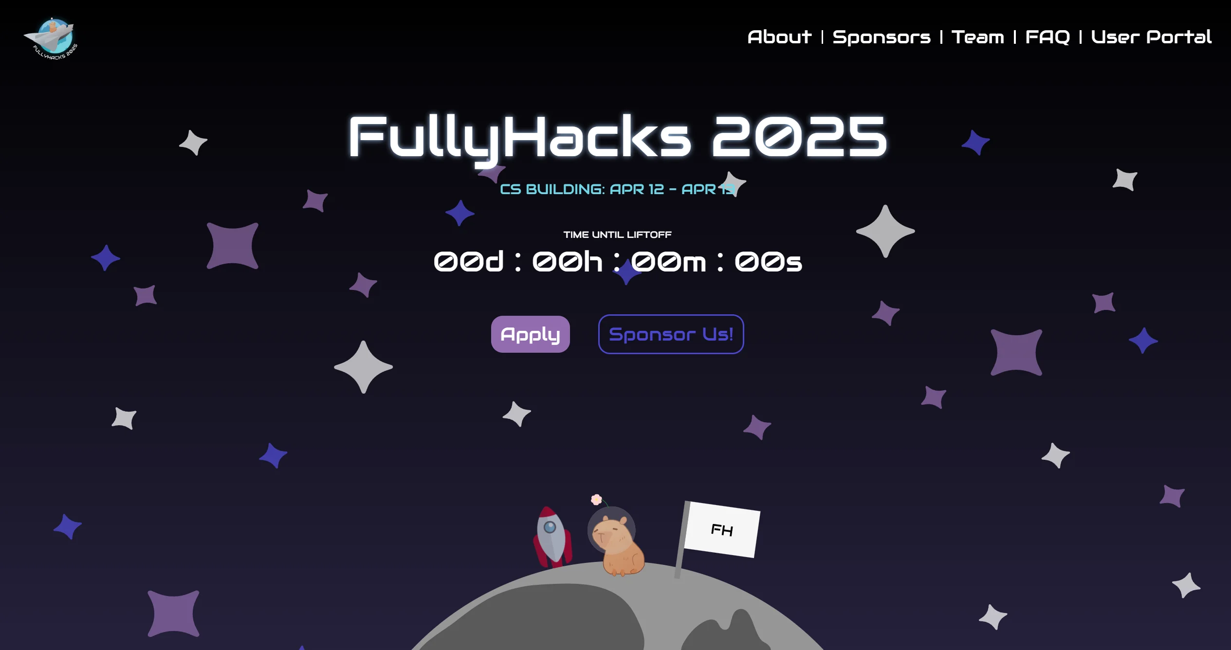 FullyHacks 2025 website